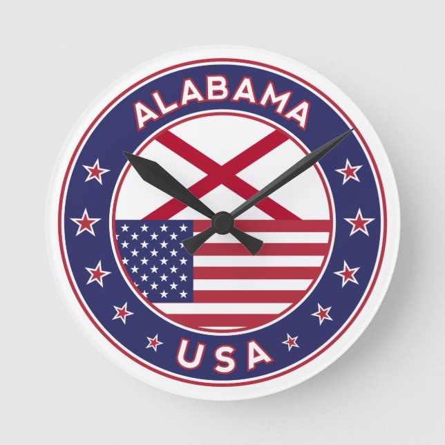 Alabama Round Clock (Front)