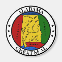 Alabama seal united states america flag symbol rep