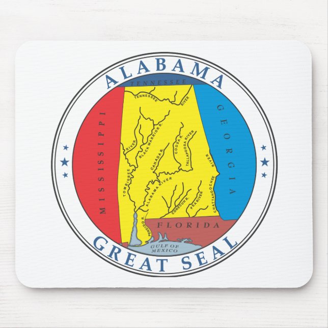 Alabama sign mouse pad (Front)