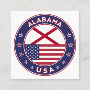 Alabama Square Business Card