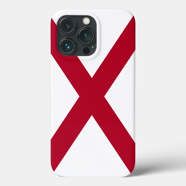 Alabama: St Andrew Crimson Cross Flag Case-Mate iPhone Case (Back)