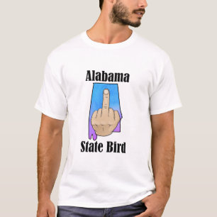 Alabama state bird t-shirt middle finger colour