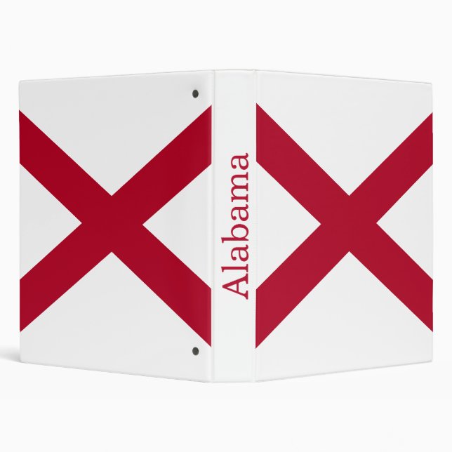 Alabama State Flag Binder (Background)