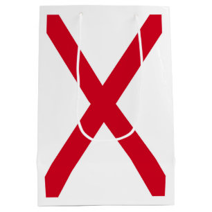 Alabama State Flag Design Medium Gift Bag
