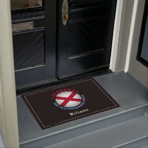 ALABAMA STATE FLAG DOORMAT