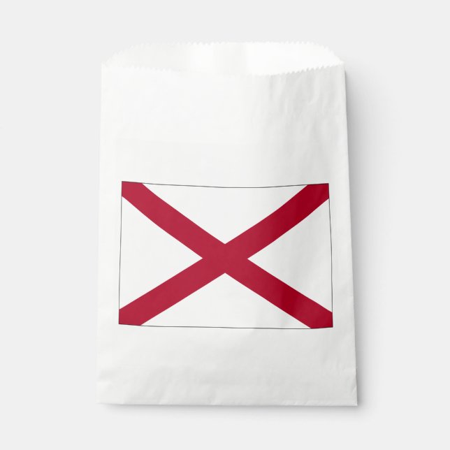 Alabama State Flag Favour Bag (Front)