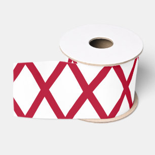 Alabama State flag Grosgrain Ribbon