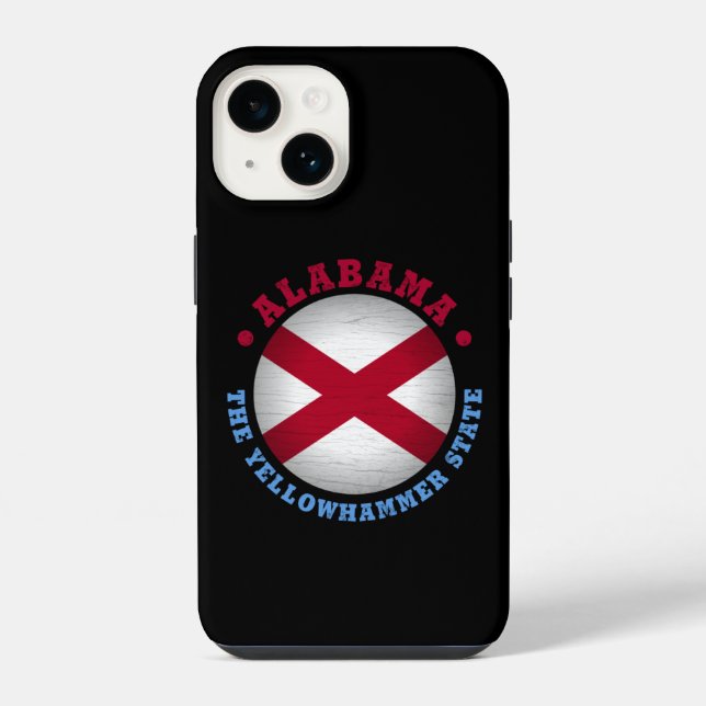 ALABAMA STATE FLAG iPhone CASE (Back)