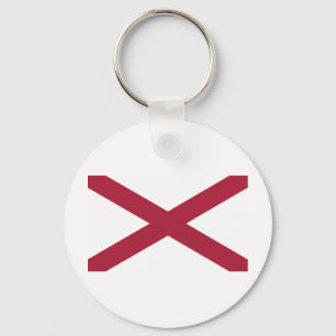 Alabama State Flag Keychain