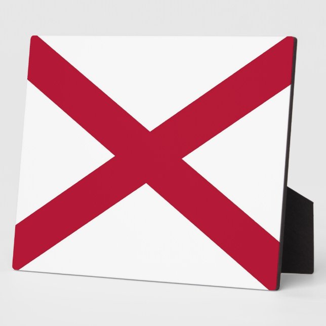 Alabama State Flag Plaque (Side)