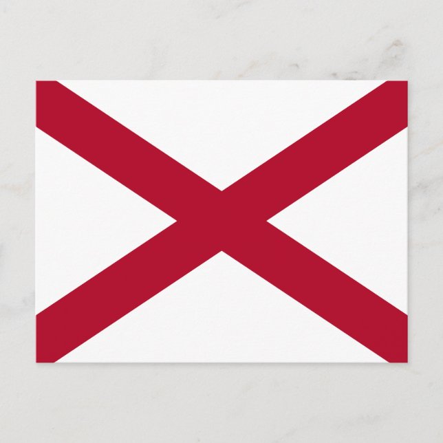 Alabama State Flag Postcard (Front)