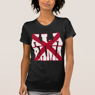 Alabama state flag text T-Shirt