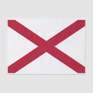Alabama State Flag Tissue Paper
