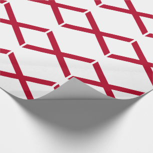 Alabama State Flag Wrapping Paper