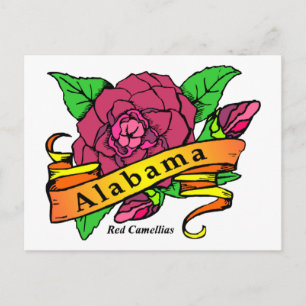 Alabama State Flower Postcard