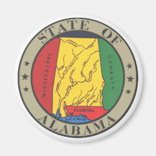 Alabama State Seal Magnet