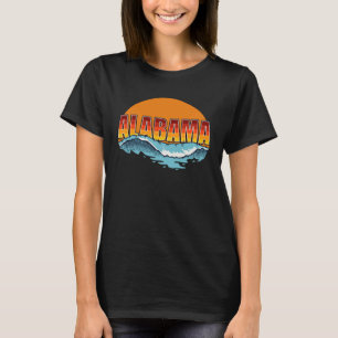 Alabama Sun and Surf Surfing Sunbathing Alabama Be T-Shirt