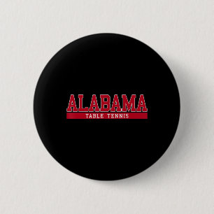 Alabama Table Tennis  2 Inch Round Button