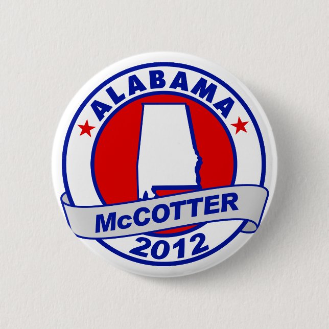 Alabama Thad McCotter 2 Inch Round Button (Front)