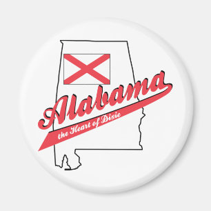 Alabama - The Heart of Dixie Magnet