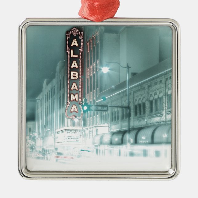 alabama-theatre metal ornament (Front)
