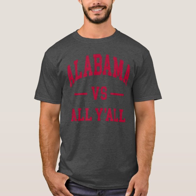 Alabama Throwback Design Classic T-Shirt (Front)