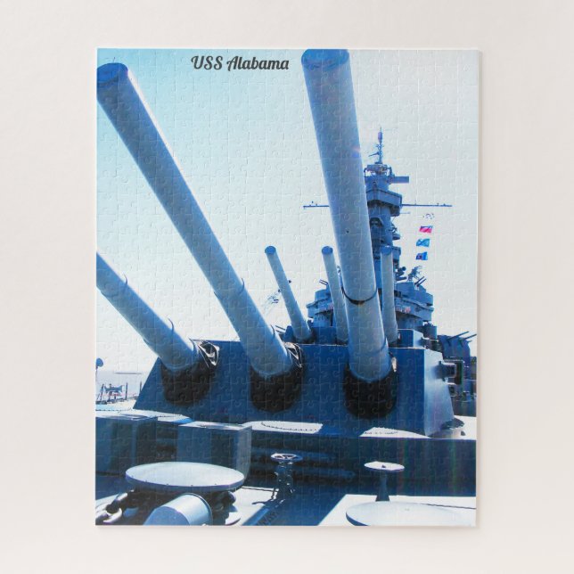 Alabama U.S.S. Alabama Jigsaw Puzzle (Vertical)