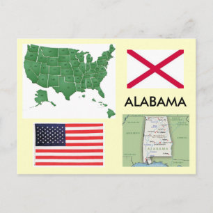 Alabama, USA Postcard