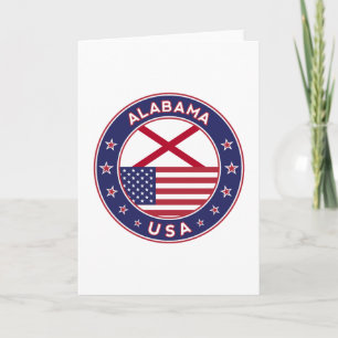 Alabama, USA States, Alabama Card