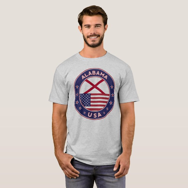 Alabama, USA States, Alabama T-Shirt (Front Full)