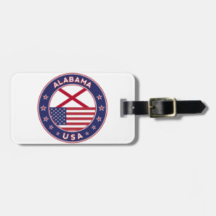 Alabama, USA States, Alabama t-shirt, Alabama Luggage Tag