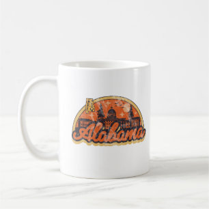 Alabama Vintage Travel Coffee Mug