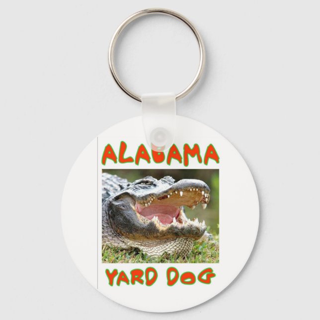 ALABAMA YARD DOG KEYCHAIN (Front)