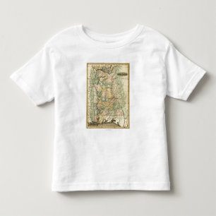 AlabamaPanoramic MapAlabama Toddler T-shirt