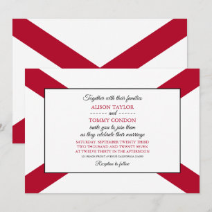 Alabamian Flag, Flag of Alabama Wedding Invitation