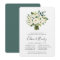 Alabaster Bouquet Rehearsal Dinner Invitation