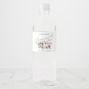 Alabaster Box Birthday  Water Bottle Label