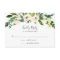 Alabaster Floral RSVP Card