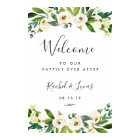 Alabaster Floral Wedding Welcome
