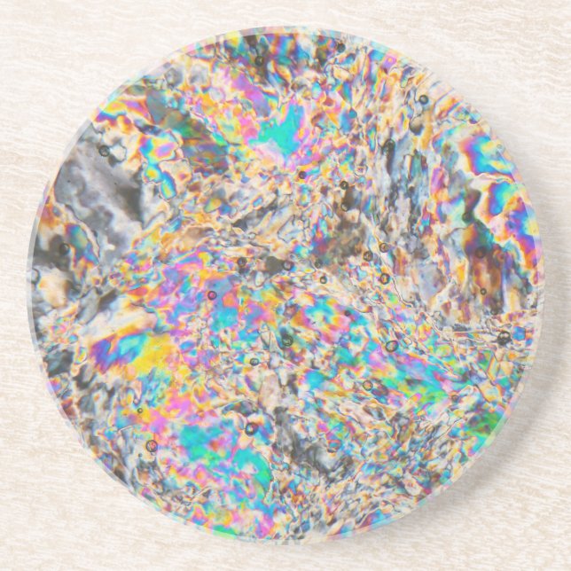 Alabaster Micrograph Coaster (Front)