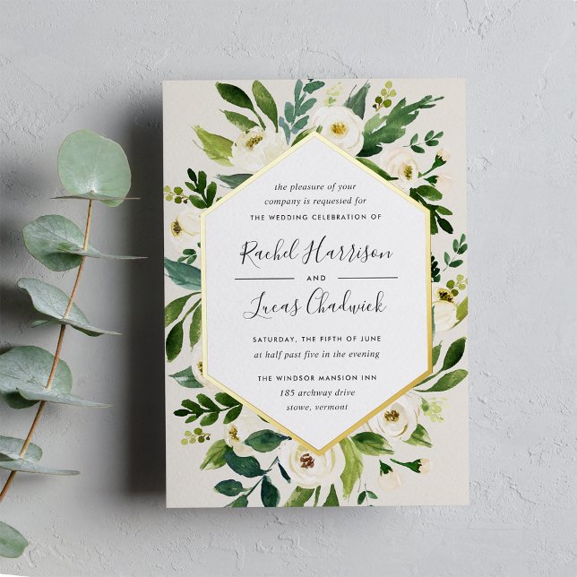 Alabaster | White Floral Frame Wedding (Creator Uploaded)