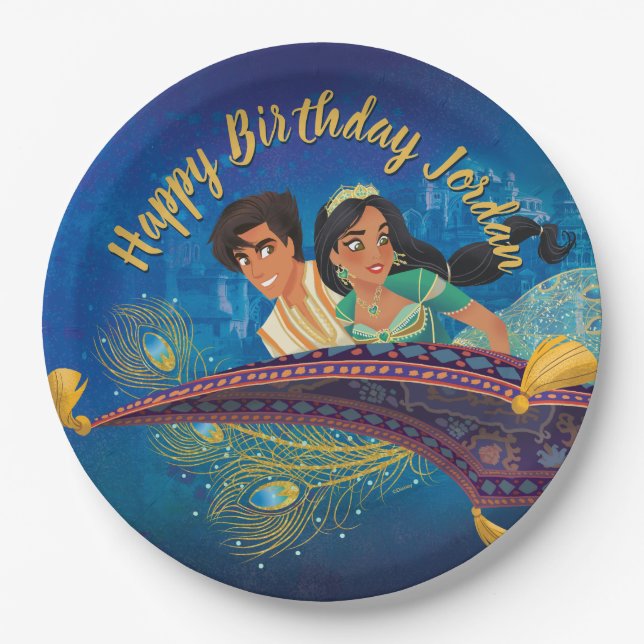 Aladdin | A Whole New World Paper Plate (Front)