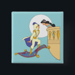 Aladdin and Jasmine 2 Inch Square Button<br><div class="desc">Jasmine</div>