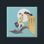 Aladdin and Jasmine 2 Inch Square Button<br><div class="desc">Jasmine</div>