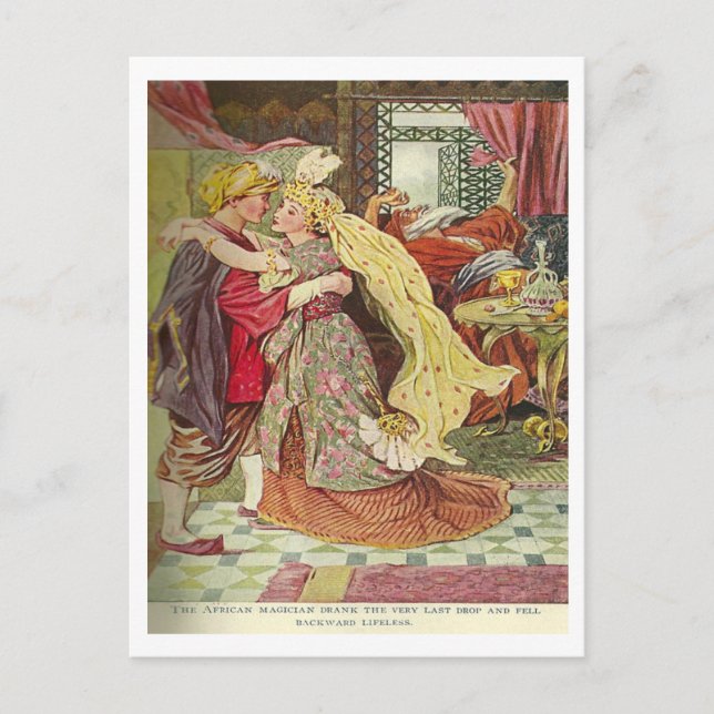 Aladdin and the Wonderful Lamp Postcard (Front)