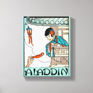 Aladdin Chinese Vintage Magic Lantern Canvas Print