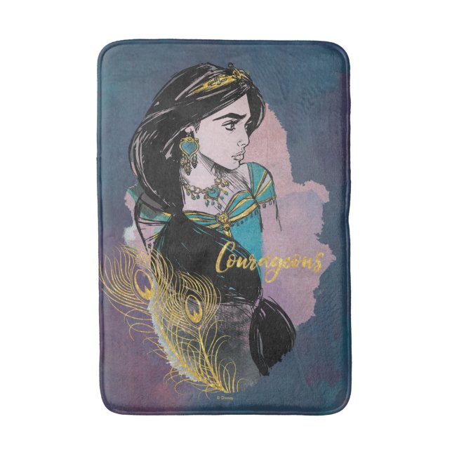 Aladdin | Courageous Jasmine Bath Mat (Front Vertical)