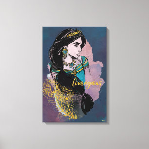 Aladdin   Courageous Jasmine Canvas Print