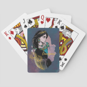 Aladdin   Courageous Jasmine Playing Cards