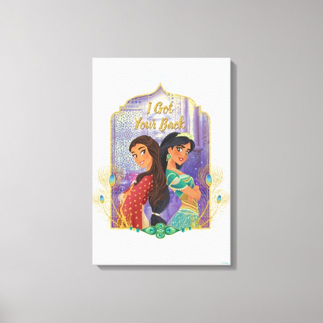 Aladdin | Dalia And Jasmine Canvas Print (Front)